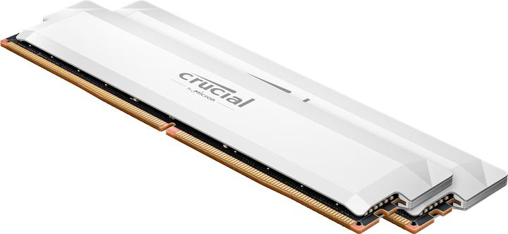 DIMM DDR5 32GB CRUCIAL PRO KIT (2X16GB) 6400MHZ CL32, OVERCLOCKING GAMING, MEMORIA PER COMPUTER, INTEL XMP 3.0 / AMD EXPO, WHITE - CP2K16G64C32U5W